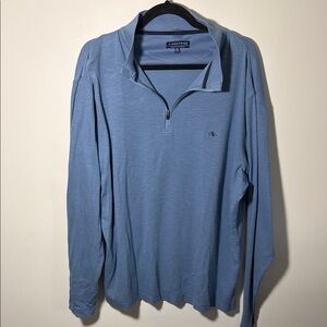 Fish Hippie Men’s 1/4 zip Cotton Blend Long Sleeve Shirt XXL